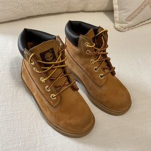 Timberland Kids Brown Leather Boots